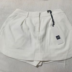 James Jeans Trouser Skort Pearl White
